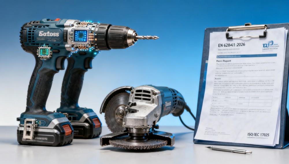 EU EN 62841-1:2026 Electric Tool Safety Standard Takes Effect April 2026, China Exports Require Additional Vibration|EMC Testing EU EN 62841-1:2026 Electric Tool Safety Standard Takes Effect April 2026, China Exports Require Additional Vibration|EMC Testing