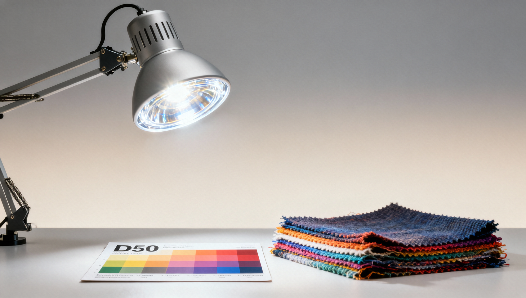 Flicker-Free Task Lighting for Textile Printing Labs
