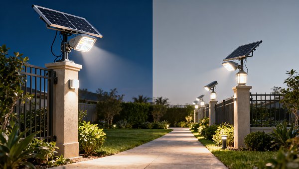 How to Choose Outdoor Lighting Solar Powered for Large Yards