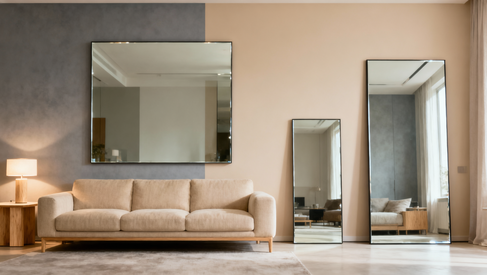 Large Wall Mirrors for Living Room: Size Mistakes That Show
