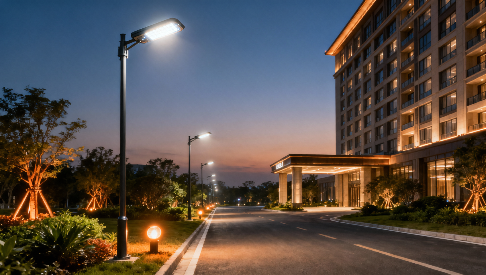 Outdoor Lighting LED vs Halogen for Large Exterior Spaces