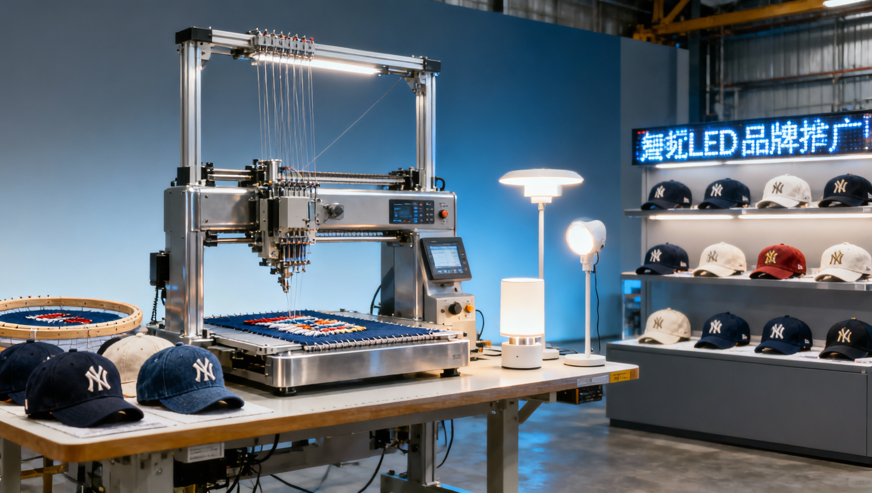 Embroidery Machines for Hats: Flat Bed or Cap Frame?