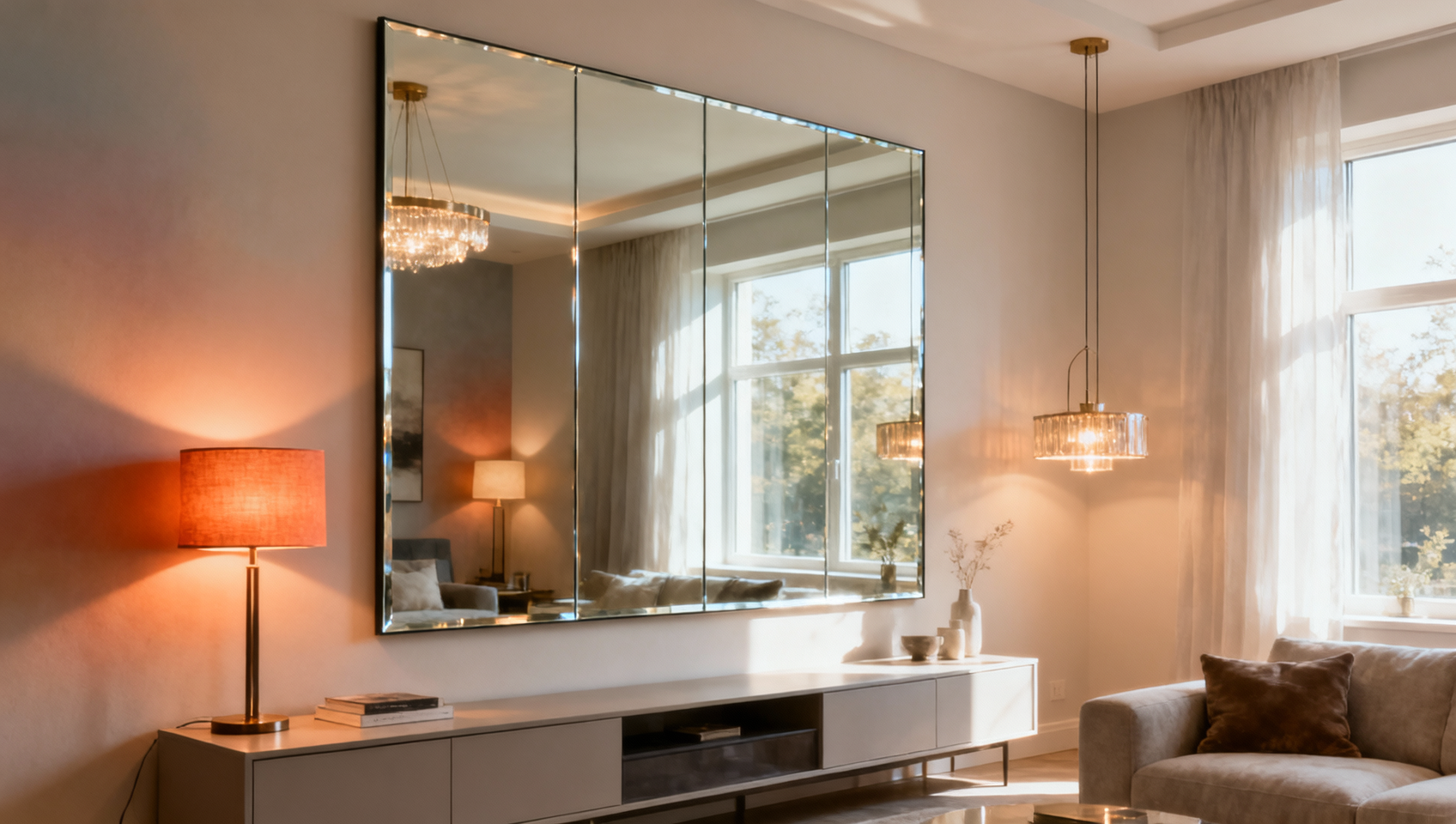 Are Large Wall Mirrors for Living Room Worth the Space