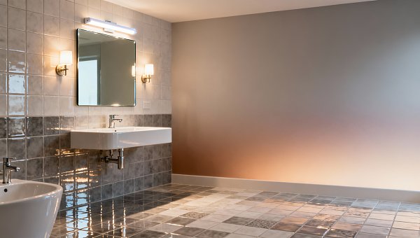 Ceramic Floor Tiles for Bathroom: Matte or Glossy Finish