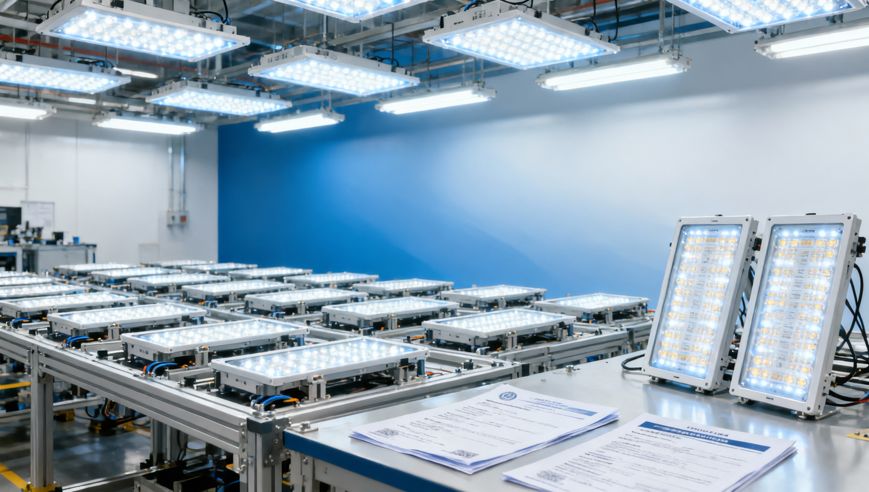 How to compare a led panel lights manufacturer before ordering