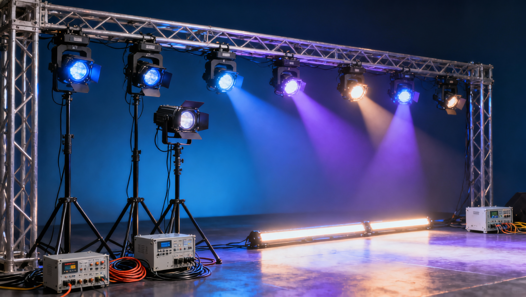 LED stage lighting equipment: what to buy first