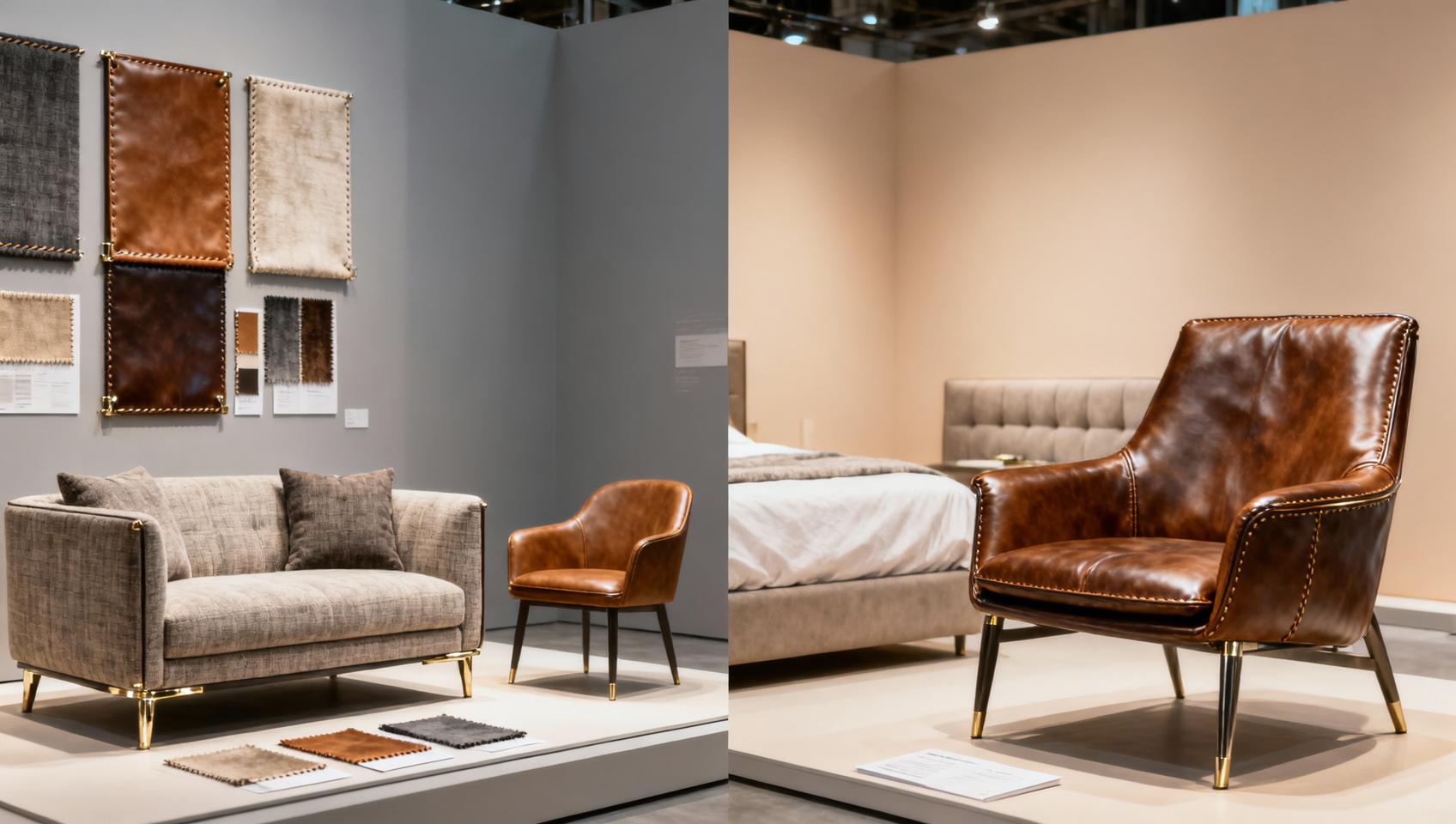 What is still worth checking in person at a furniture exhibition