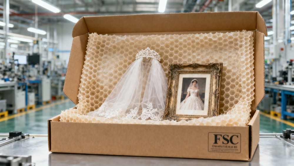 Canton Fair Phase II: Honeycomb Paper Adoption Rises to 52% in Wedding Photo Packaging Canton Fair Phase II: Honeycomb Paper Adoption Rises to 52% in Wedding Photo Packaging