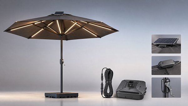Do Patio Umbrellas With LED Lights Need Special Wiring