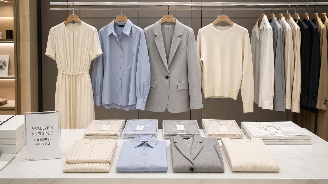 Wholesale Garments for Boutique Stores: Small MOQ Options That Still Look Premium