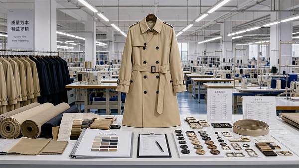 Trench Coat Manufacturer Evaluation: What Signals Reliable Bulk Production