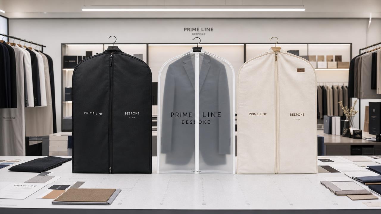 Custom Garment Bags: Materials and Print Choices That Shape Brand Perception