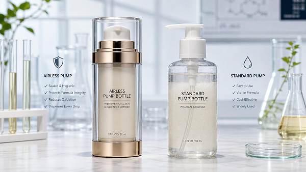 Airless Pump Bottles vs Standard Pumps: Which Better Protects Formulas