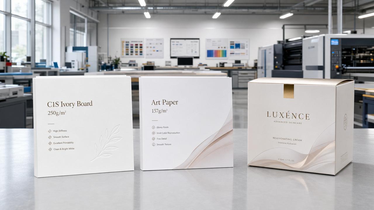 C1S Ivory Board or Art Paper for Premium Folding Cartons?