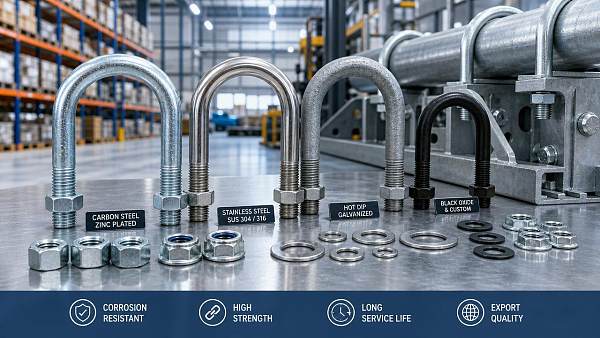 U Bolts Wholesale: How Material and Coating Affect Service Life