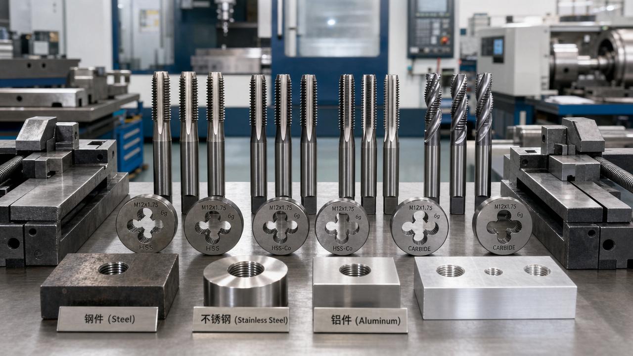 Threading Taps and Dies: How to Match Tool Material to the Job