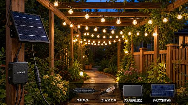 Wholesale Solar String Lights: What Affects Outdoor Lifespan