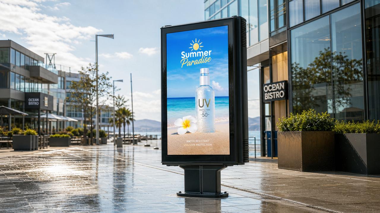 Outdoor Digital Signage Display: IP Rating vs Real Weather Risk