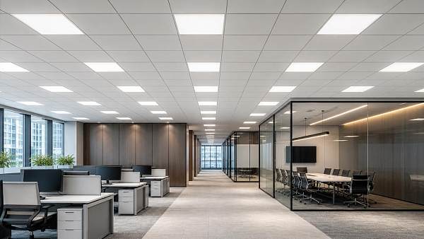 LED Panel Light 60x60: UGR and Efficiency in Office Projects