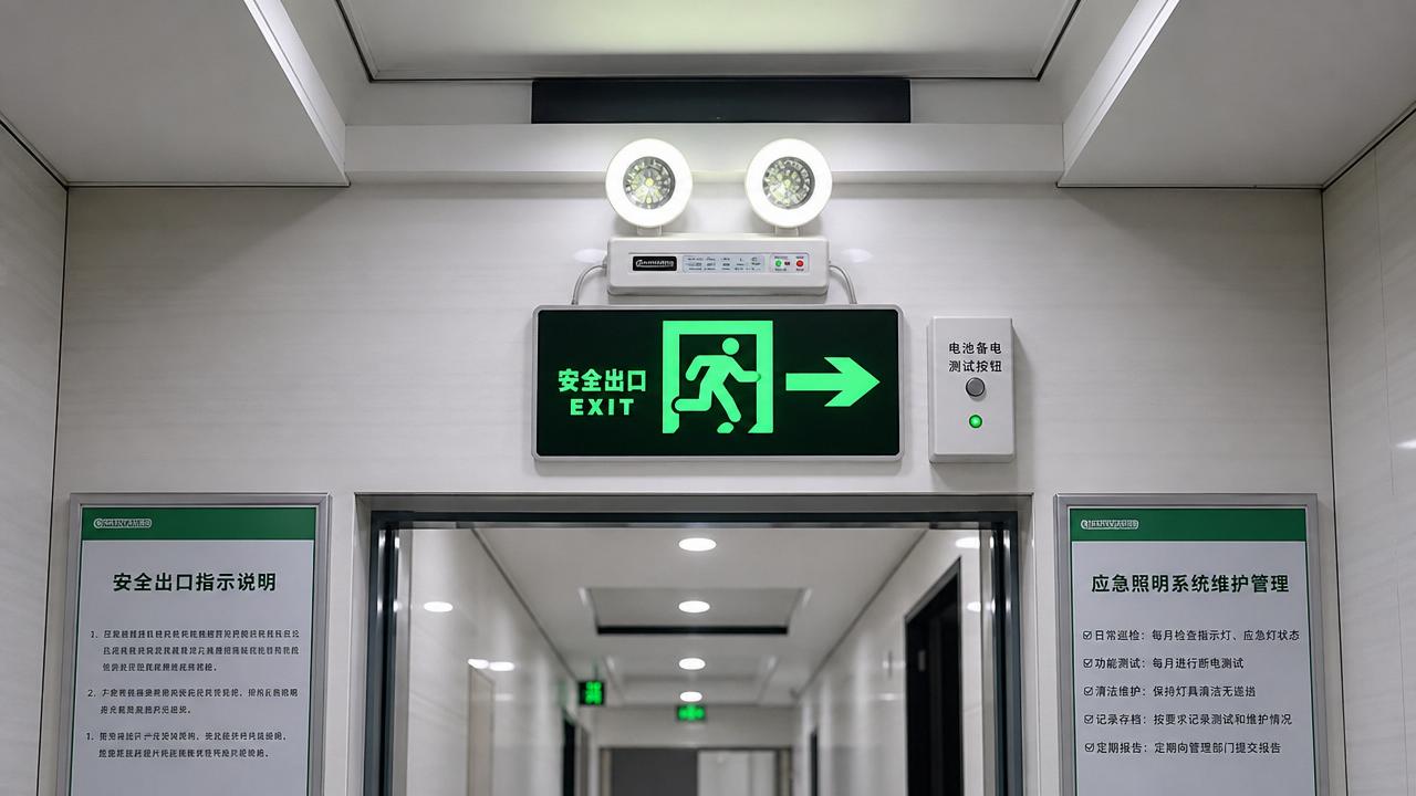 LED Emergency Exit Signs: Code Basics and Battery Backup Checks