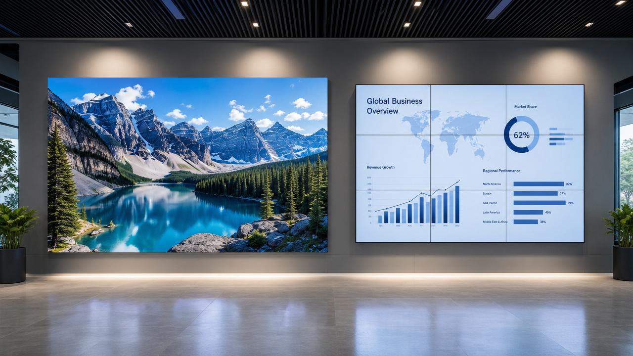 Fine Pitch LED Display vs LCD Video Wall