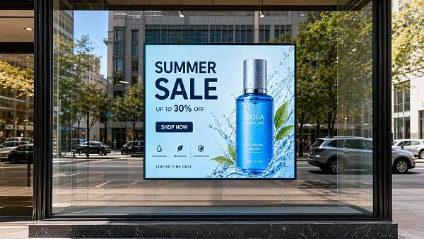 Wholesale Window Facing Display: Brightness and Glare Checks Before Ordering