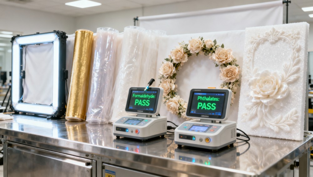 Ningbo Customs Launches Dual Fast-Check for Formaldehyde & Phthalates in Wedding Photo Props