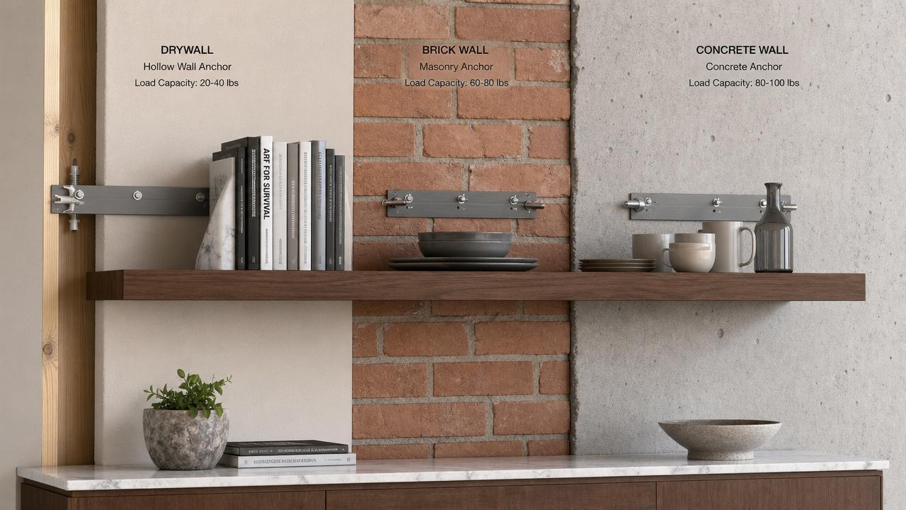 Floating Wall Shelves: Load Limits, Wall Types, and Mounting Mistakes