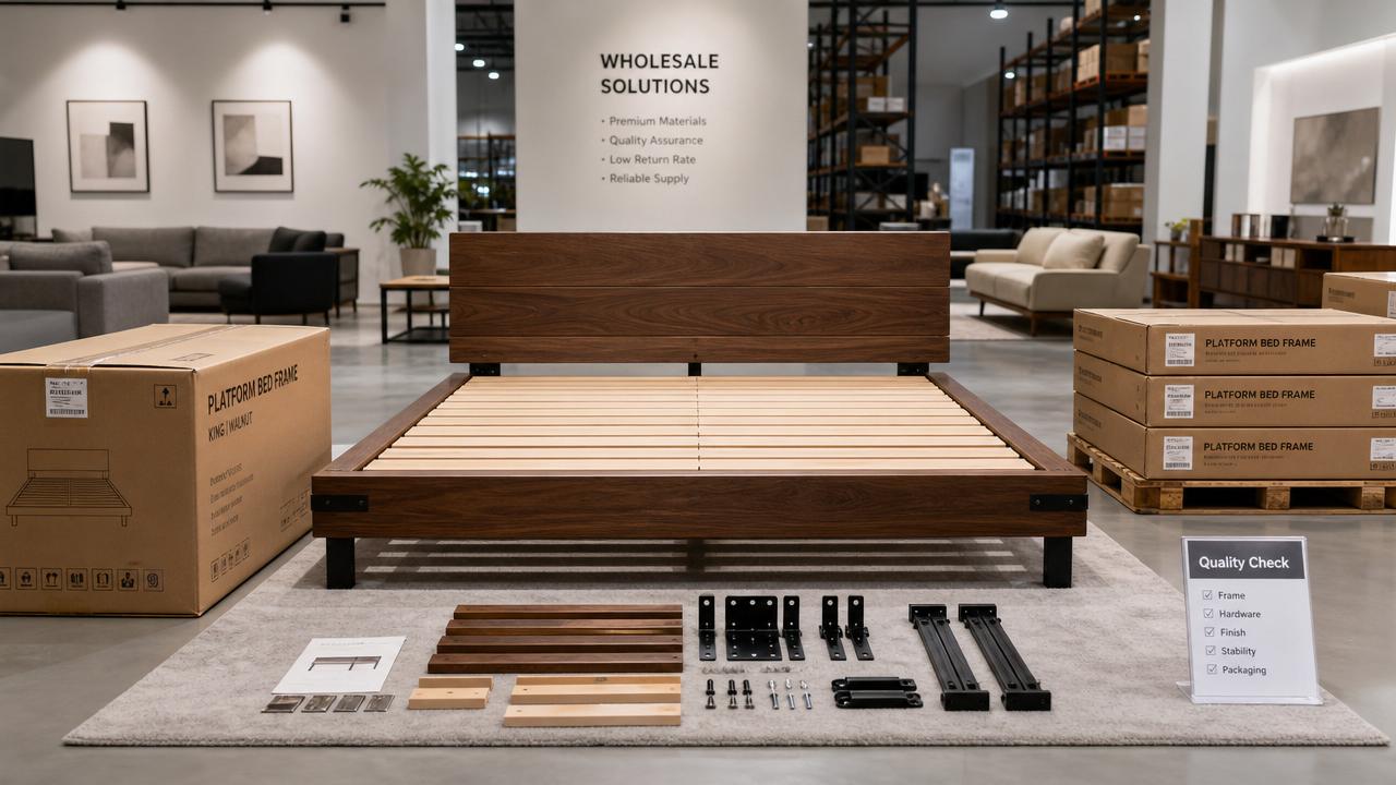 Wholesale Platform Bed Frame: Material Choices That Affect Return Rates