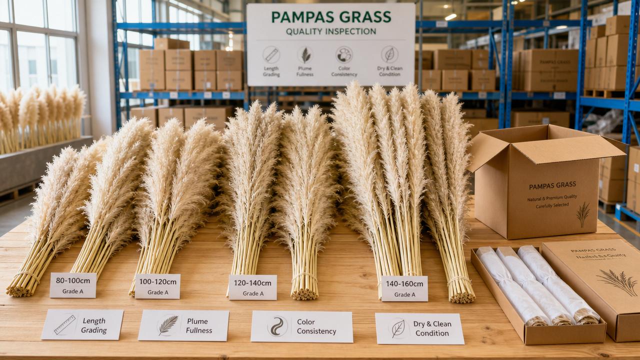 Wholesale Pampas Grass for Home Decor: Quality Grading Explained