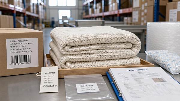 Chunky Knit Blanket Wholesale Europe: Key Compliance and Shipping Factors
