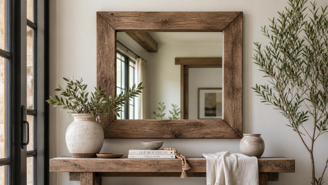Rustic Wood Framed Mirror: What Handcrafted Quality Looks Like