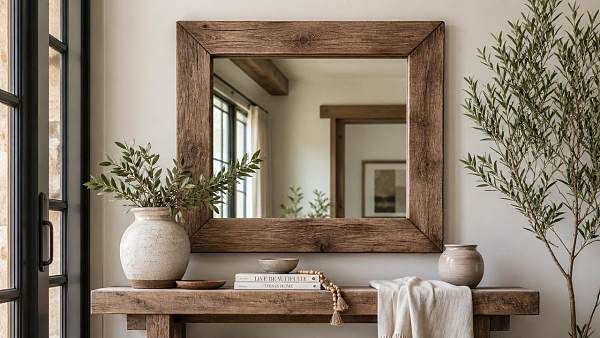 Rustic Wood Framed Mirror: What Handcrafted Quality Looks Like
