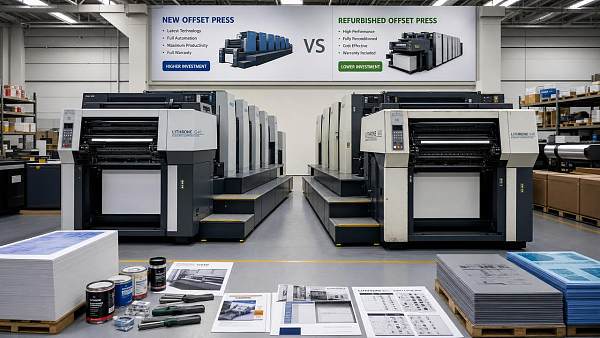 Offset Printing Machines Cost: New vs Used in 2026