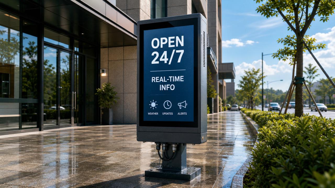 Weatherproof Outdoor Digital Signage: Key Features That Reduce Failure Risk