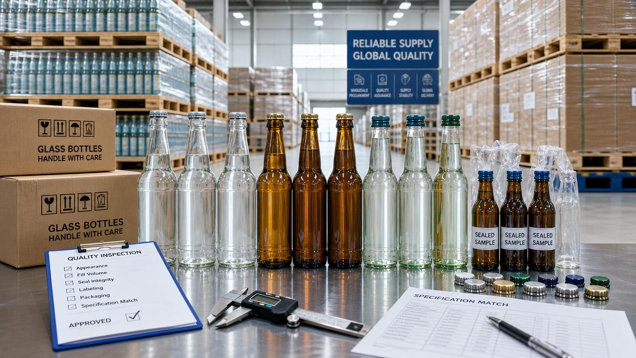Glass Bottles Wholesale for Beverages: 5 Supply Risks to Check Before Ordering