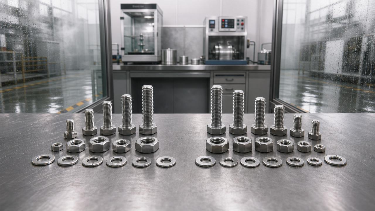 Stainless Steel Fasteners Bulk: 304 vs 316 for Corrosion Risk