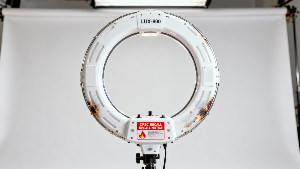 CPSC Recalls 3 Chinese-Made LED Ring Lights Over Fire and Burn Hazards CPSC Recalls 3 Chinese-Made LED Ring Lights Over Fire and Burn Hazards