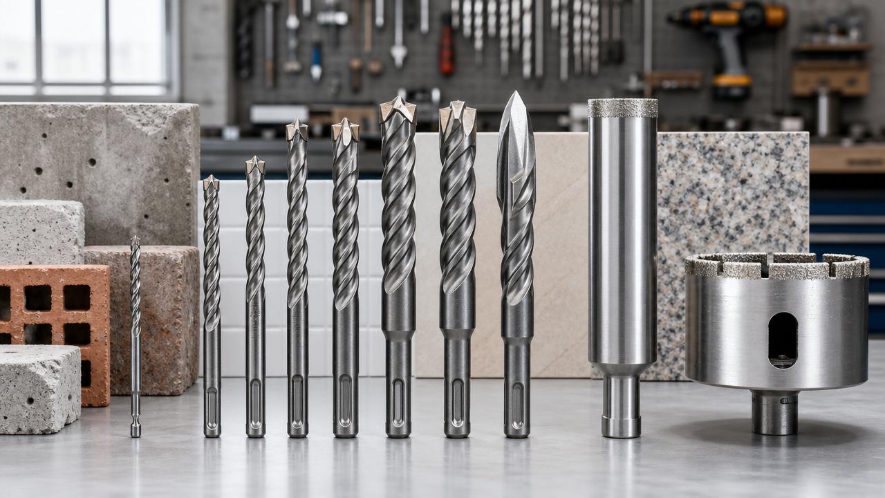 Masonry Drill Bits: Choosing the Right Tip Type