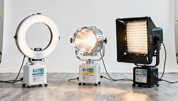 EU EN 14904:2026 Update: Commercial LED Studio Lights Now Subject to ERP Tier 3 & Repairability Labelling