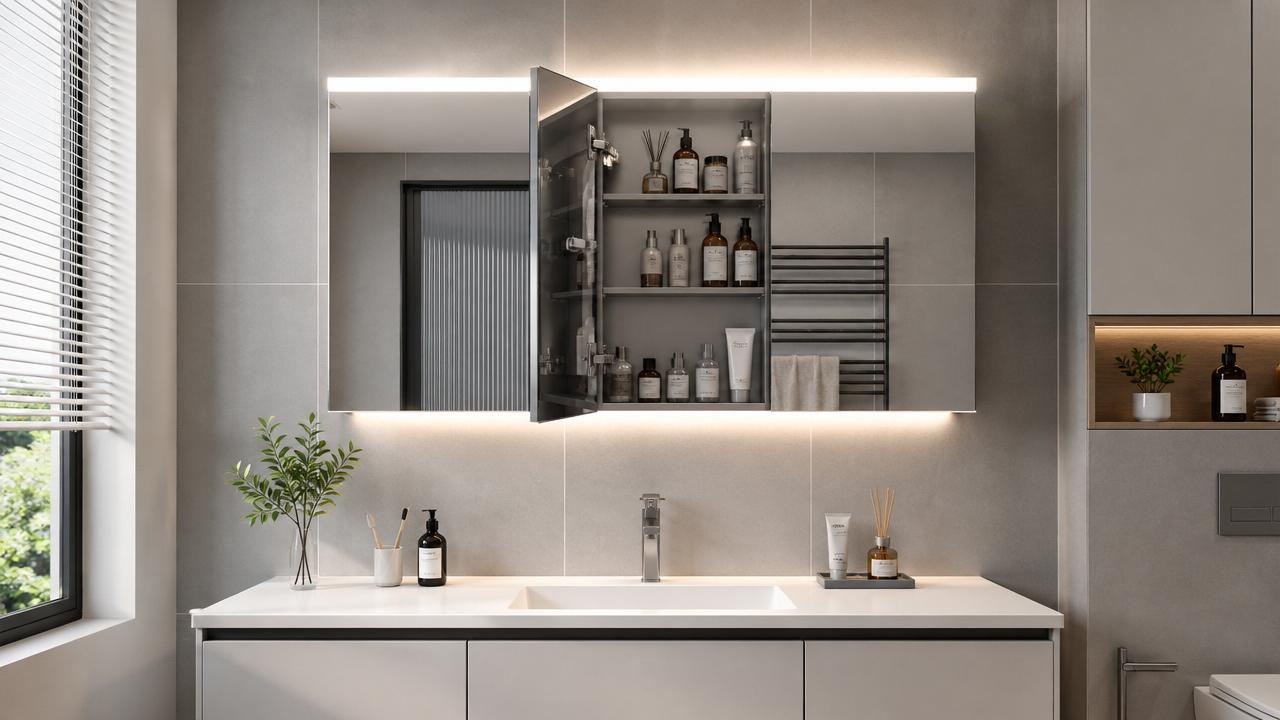 How to Choose a LED Bathroom Mirror Cabinet for Small Bathrooms