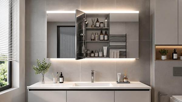 How to Choose a LED Bathroom Mirror Cabinet for Small Bathrooms
