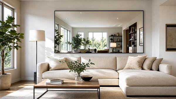 How to Choose Large Wall Mirrors for a Living Room That Feels Brighter and Bigger