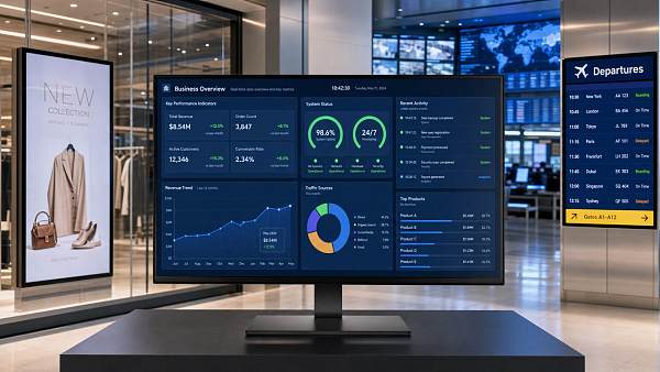 Wholesale Commercial LCD Monitor Specs That Matter for 24/7 Business Use