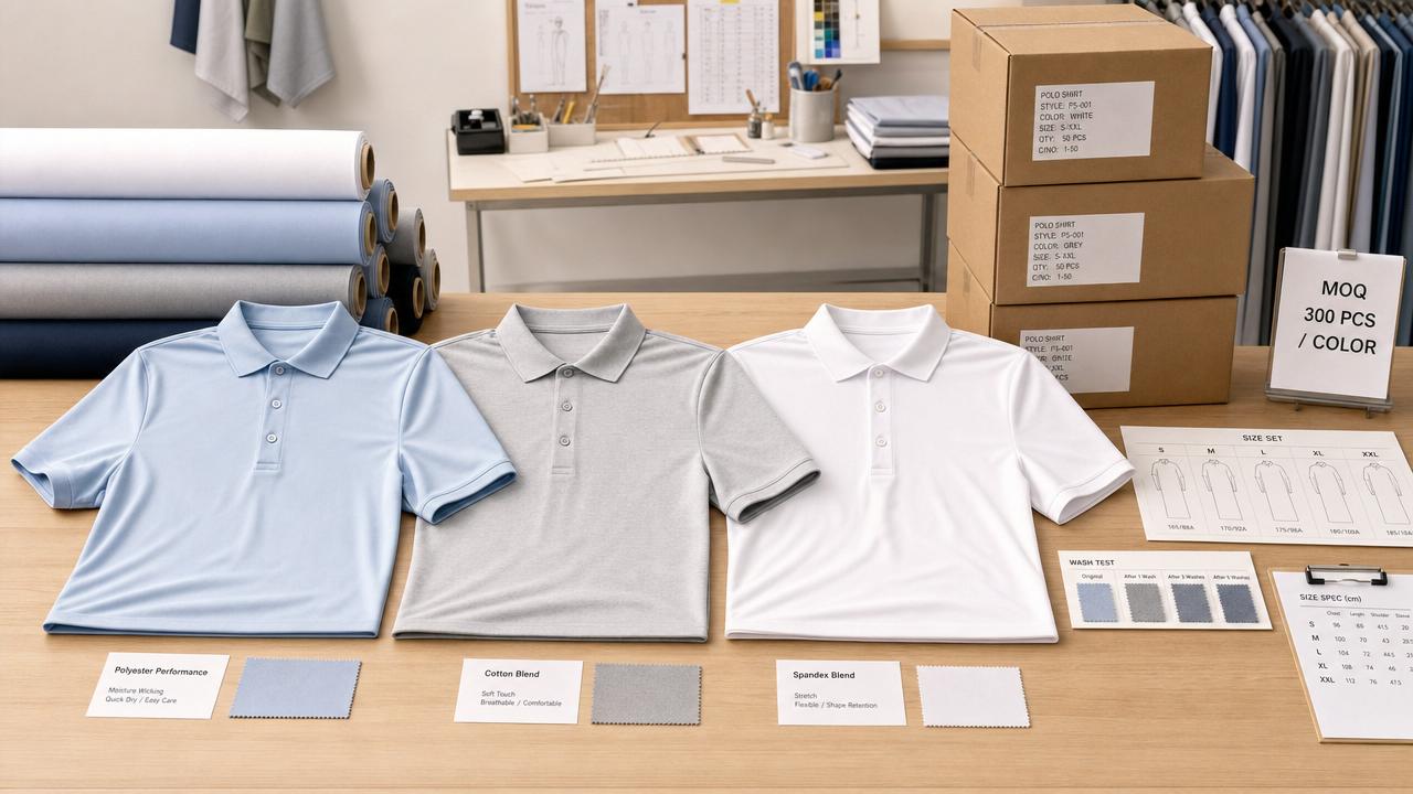 Wholesale Golf Shirts: Fabric, Fit, and MOQ Factors That Affect Margin