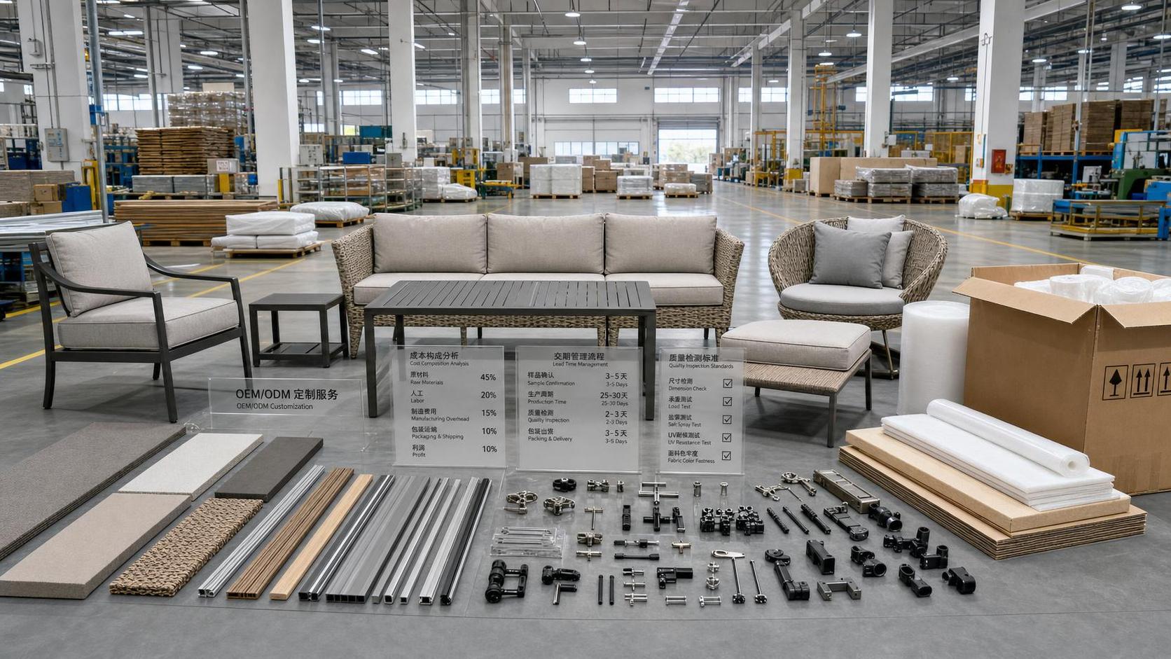 Outdoor Furniture OEM vs Factory: What Affects Cost and Lead Time