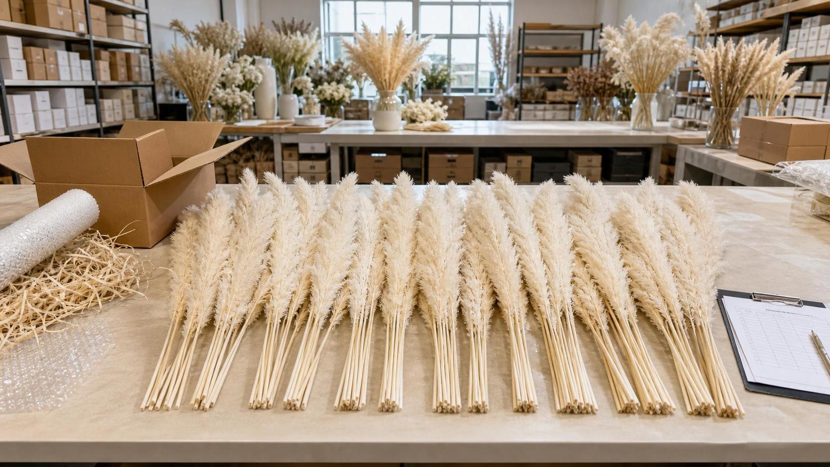 Wholesale Pampas Grass for Weddings: Quality Checks Before You Order