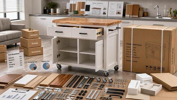 Wholesale Kitchen Island Cart: What Affects Cost and Margin Most?