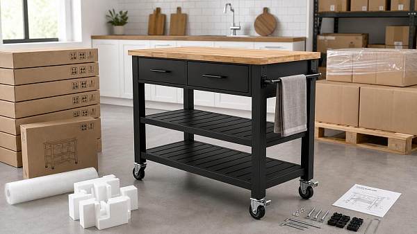 Wholesale Kitchen Island Cart: What to Check Before Ordering in Bulk