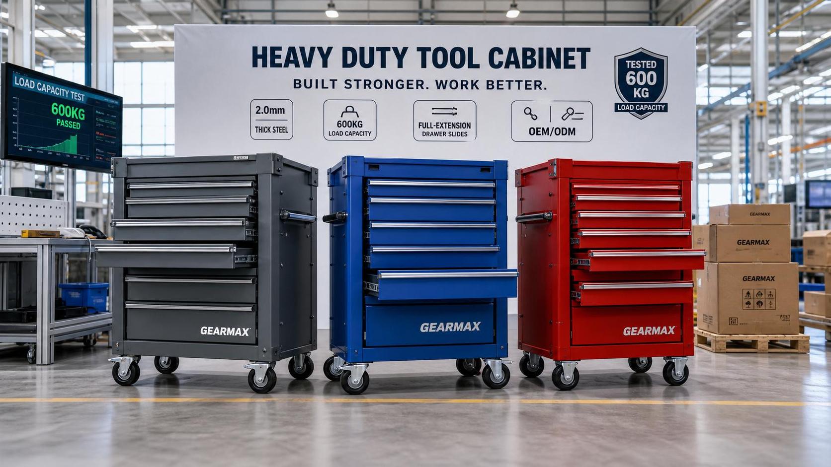 Heavy Duty Tool Boxes Manufacturer Comparison: Steel Gauge, Load Rating, and OEM Options